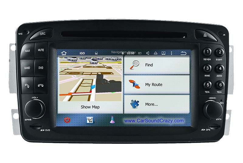 Benz W203 C Class (2000-2005) Android DVD GPS ตรงรุ่น 4