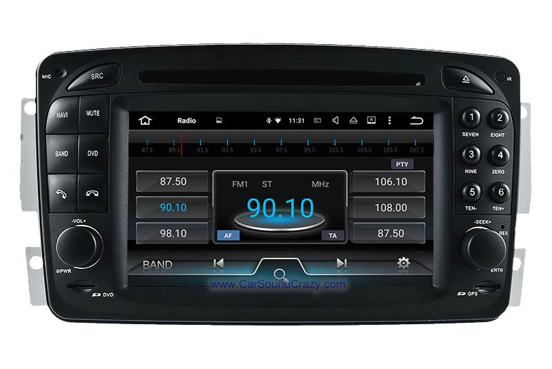 Benz W203 C Class (2000-2005) Android DVD GPS ตรงรุ่น 5
