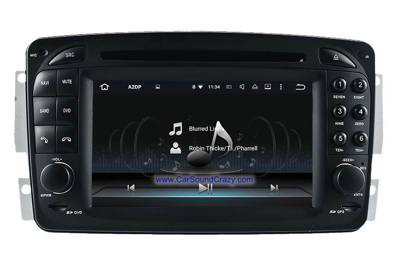 Benz W203 C Class (2000-2005) Android DVD GPS ตรงรุ่น 7