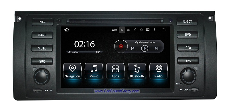 BMW 5 E39 (1995-2003) Android DVD GPS ตรงรุ่น 2