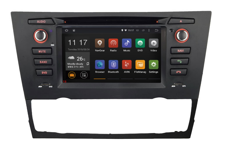 BMW 3 E90 (2005-2012) Android DVD GPS ตรงรุ่น 2