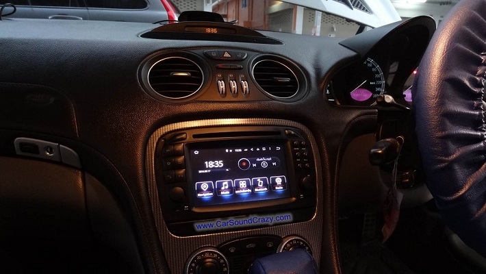 Benz R230 SL500 Class (2003-2012) Android DVD GPS Bluetooth ตรงรุ่น 3