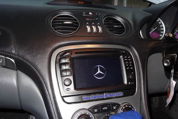 Benz R230 SL500 Class (2003-2012) Android DVD GPS Bluetooth ตรงรุ่น 2