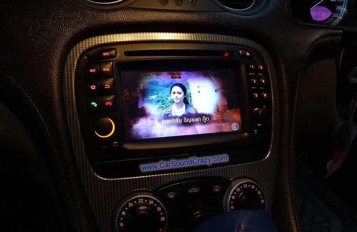 Benz R230 SL500 Class (2003-2012) Android DVD GPS Bluetooth ตรงรุ่น 6