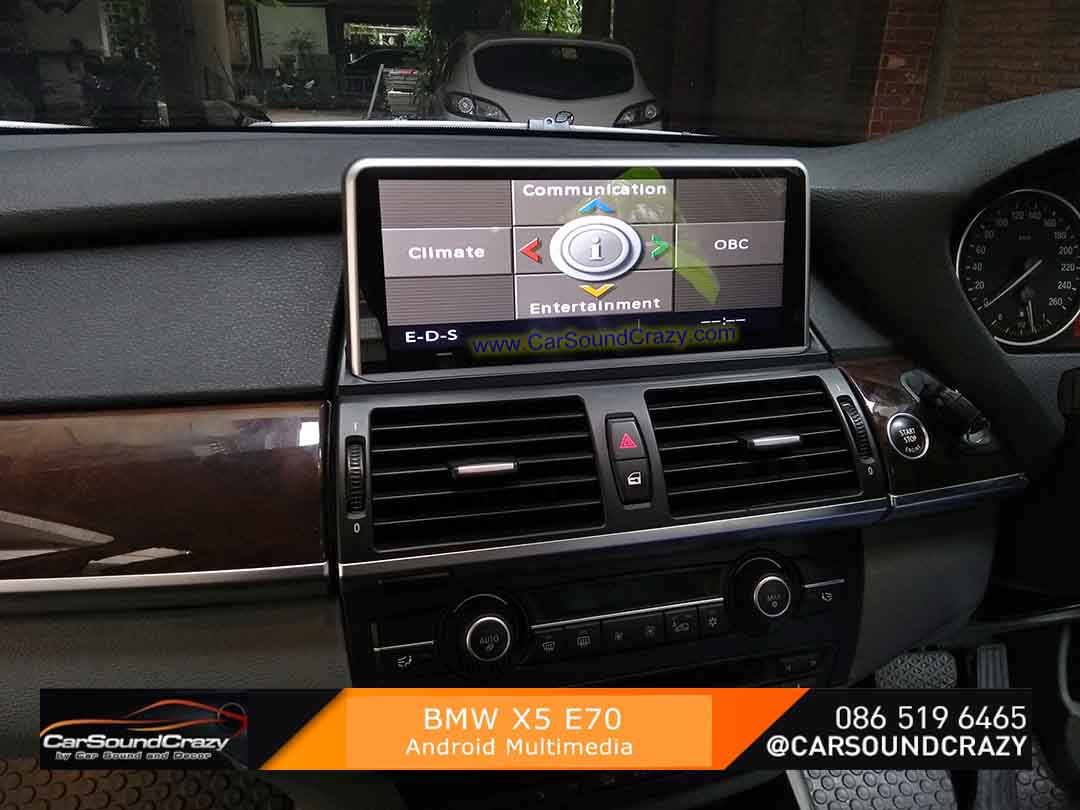 BMW E70 X5 Android Multimedia Player 10.25 นิ้ว GPS Bluetooth ตรงรุ่น 1