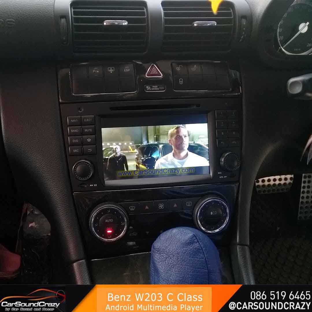 Benz W203 C Class (2004-2007) Android DVD GPS ตรงรุ่น 1