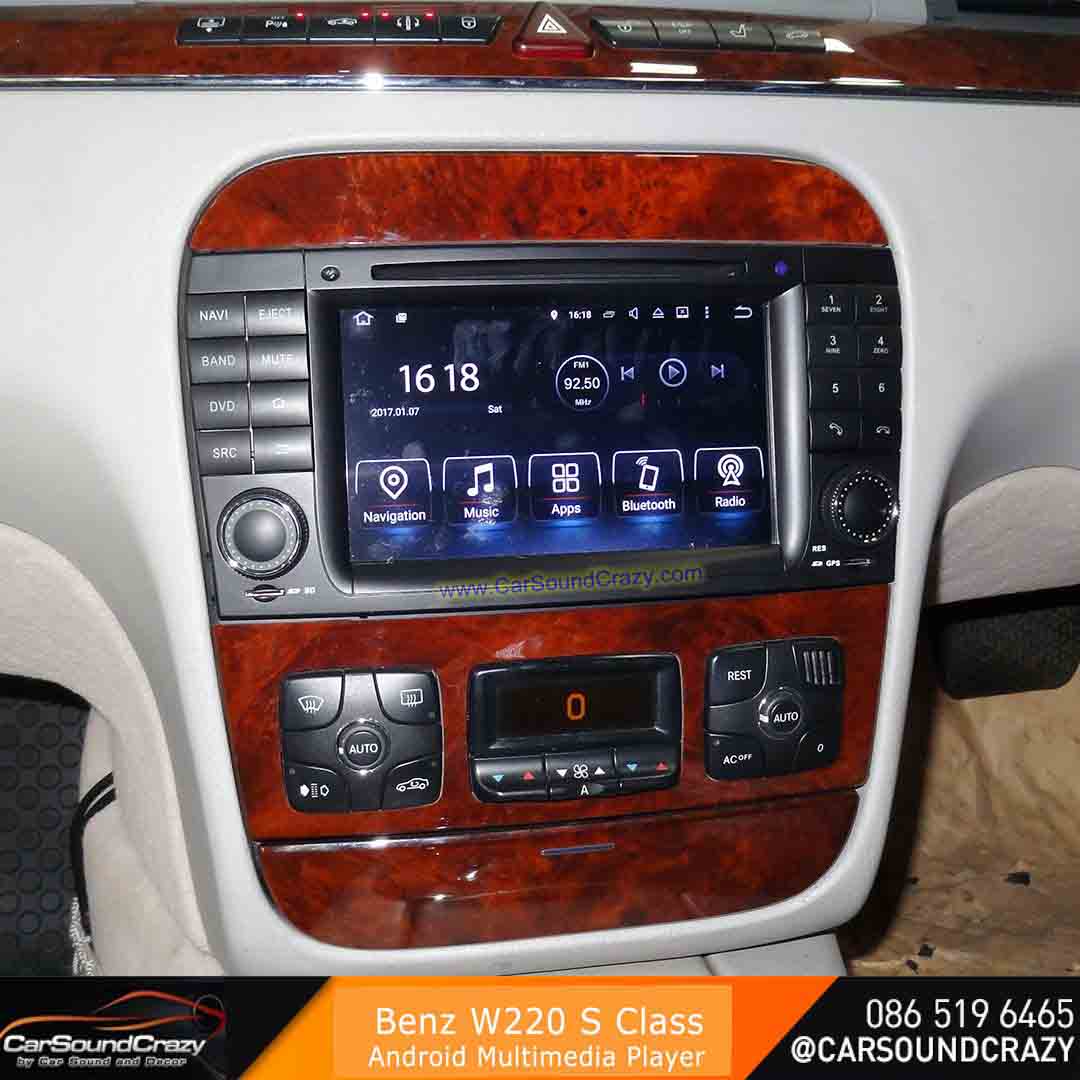 Benz W220 S Class (1998-2005) Android DVD GPS ตรงรุ่น
