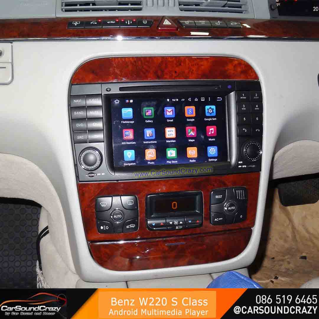 Benz W220 S Class (1998-2005) Android DVD GPS ตรงรุ่น 1