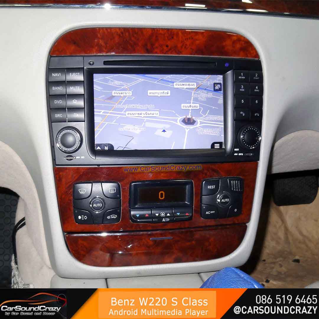 Benz W220 S Class (1998-2005) Android DVD GPS ตรงรุ่น 2