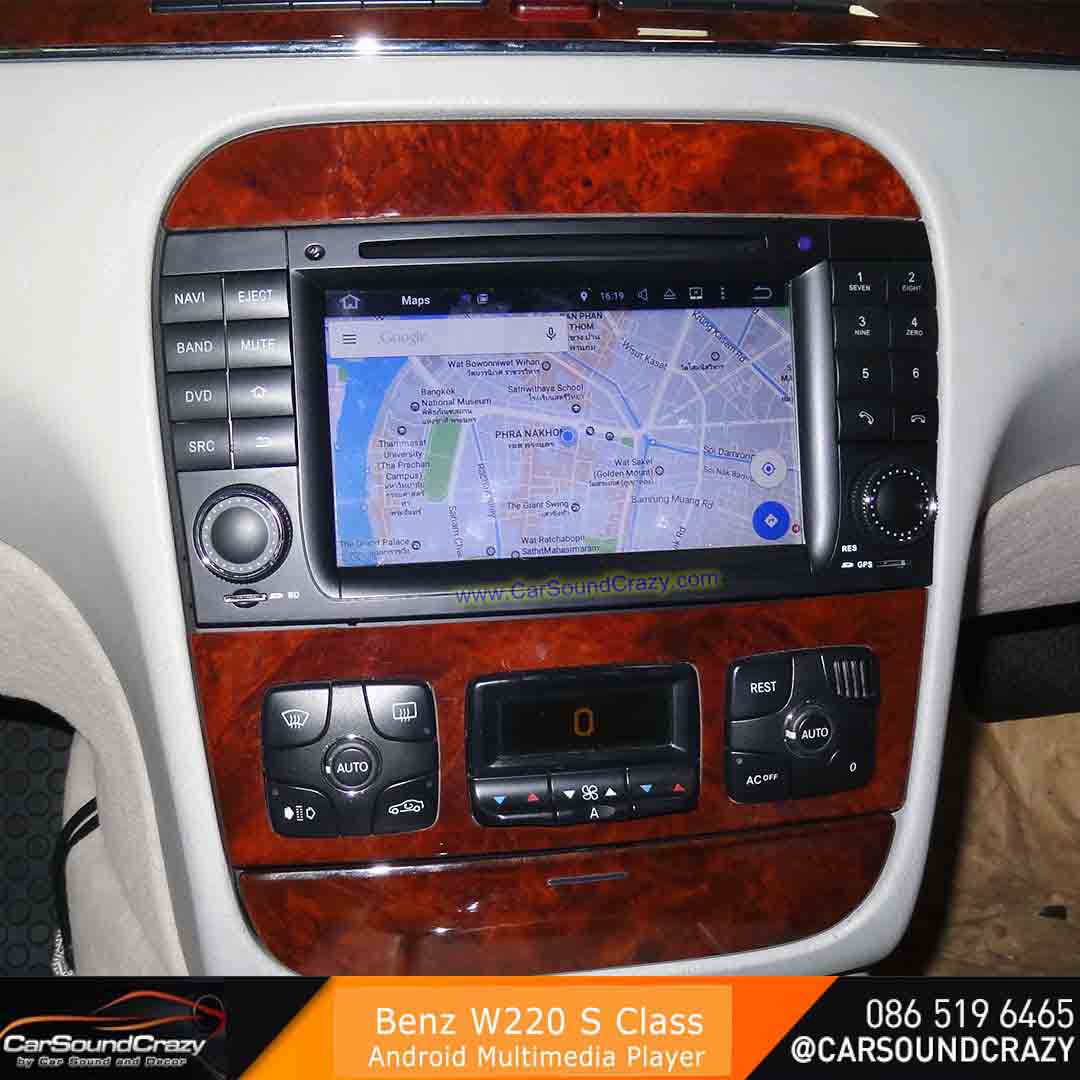 Benz W220 S Class (1998-2005) Android DVD GPS ตรงรุ่น 3