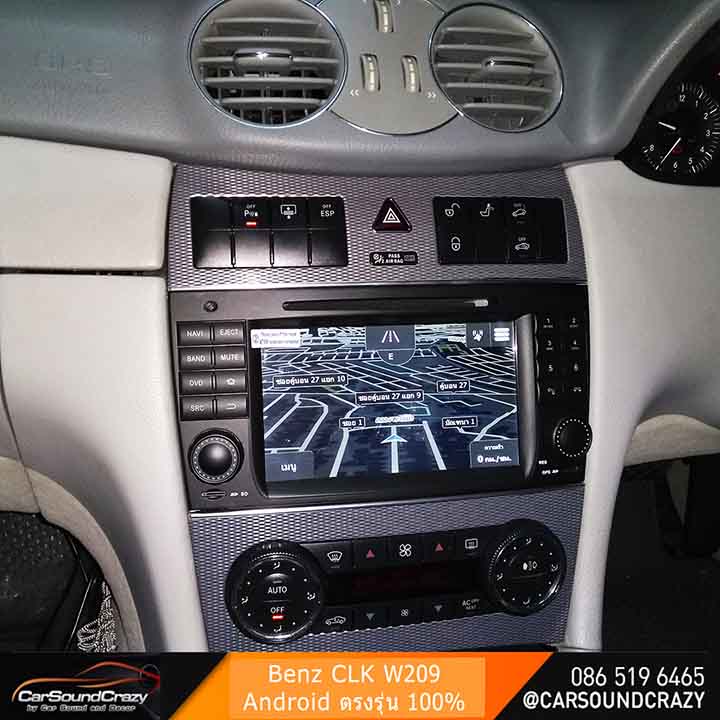 Benz W209 CLK Class (2004-2005) Android DVD GPS ตรงรุ่น 2