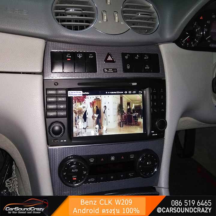 Benz W209 CLK Class (2004-2005) Android DVD GPS ตรงรุ่น 3
