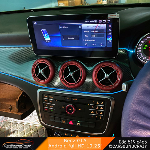 Benz GLA Android จอ full HD 10.25 นิ้ว ตรงรุ่น NTG 4.5 RAM 8 ROM 128