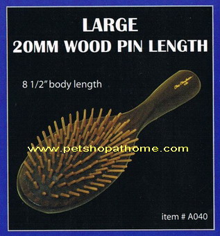 Christensen Oval Wood Pin Brush - ซี่แปรงทำจากไม้ 20 mm. ขนาดใหญ่