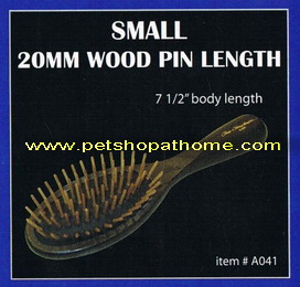 Christensen Oval Wood Pin Brush - ซี่แปรงทำจากไม้ 20 mm. ขนาดเล็ก
