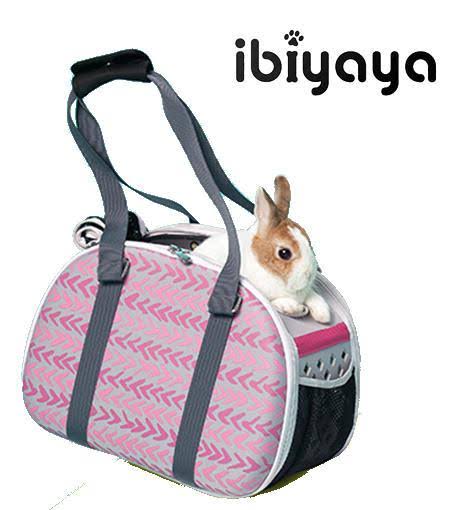 Ibiyaya กระเป๋าใส่สัตว์เลี้ยง Pink Chevron 2