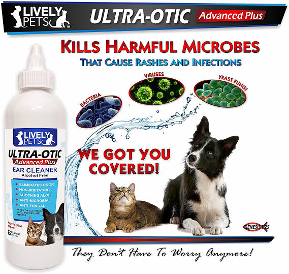 Lively Pets Ultra Otic น้ำยาเช็ด และทำความสะอาดหู