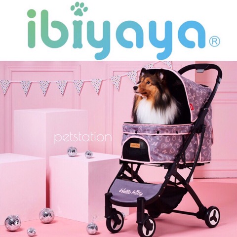 Ibiyaya รถเข็นสัตว์เลี้ยง Speedy Fold Hello Kitty Limited Edition 1