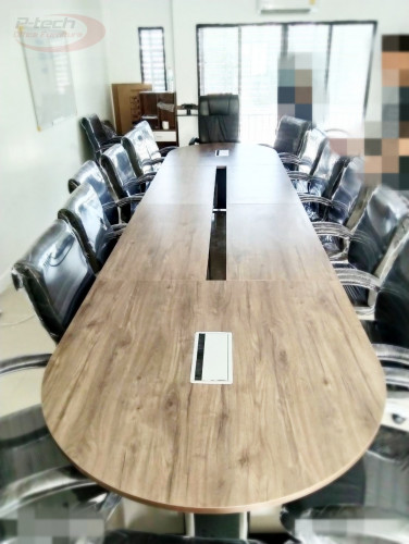 โต๊ะประชุมรูปทรงโค้ง แบบ 12-16 ที่นั่ง