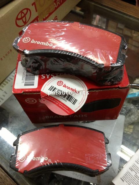 ผ้าเบรคbrembo จานเบรคหน้า หลัง brembo Toyota  hilux vigo 4*4 prerunner fortuner4*4 2004 1