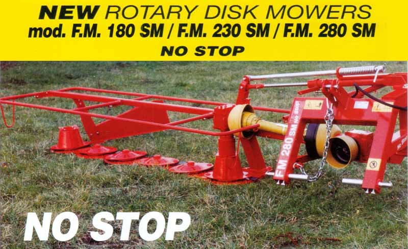 Rotary Disk Mower รุ่น FM180 SM NO STOP