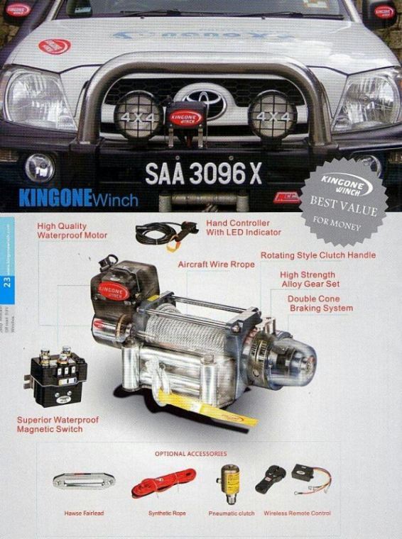 kingone winch รุ่นC 9500LB