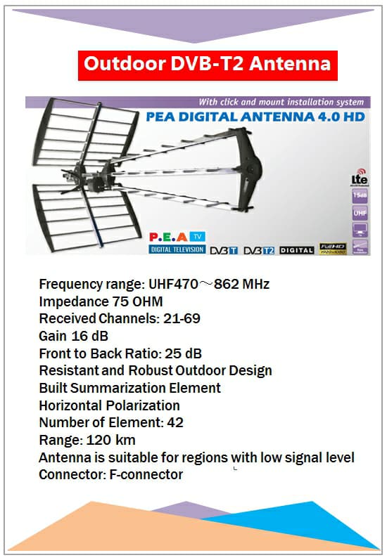 PEA แผงดิจิตอลทีวีสำหรับงานระบบทีวีสำหรับงานระบบทีวี 3
