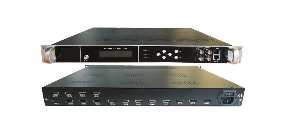 ENCODER Modulatar Digital DVB T INPUT 16 HDMI อุปกรณ์แปลงสัญญาณ HDMI