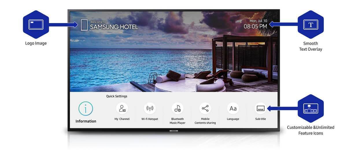ทีวีสำหรับโรงแรม 0846529479 Hotel TVSUMSUNG HOSPITALTY TV 1