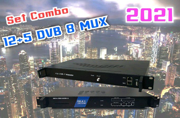 ชุด DIY ช่องไทยและช่องต่างชาติ 12S4MUX เลือกดาวเทียมได้12ความถี่ ออก4ความถี่ 6
