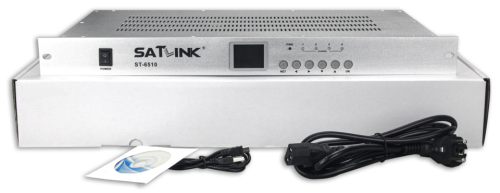 4HDMI MODULATOR Satlink ST-6510 4ช่อง DVB-T Modulator 1080P MPEG4 H.264 1ความถี่4ช่องสำหรับ Terrestr