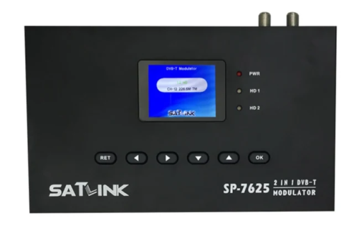 2HDMI MODUTOR เครื่องแปลงสัญญาณ satlink เส้นทาง Sp-7625 DVB-T AV เราเตอร์ DM DVB-T AV HD Digital RF 