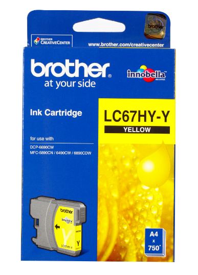 BROTHER LC-67HY YELLOW