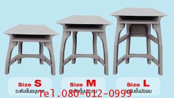 pmy1-12 โต๊ะ-เก้าอี้นักเรียน มอก.ระดับ6(มัธยม) พลาสติกทั้งตัว แบบสี่เหลี่ยมคางหมู 3