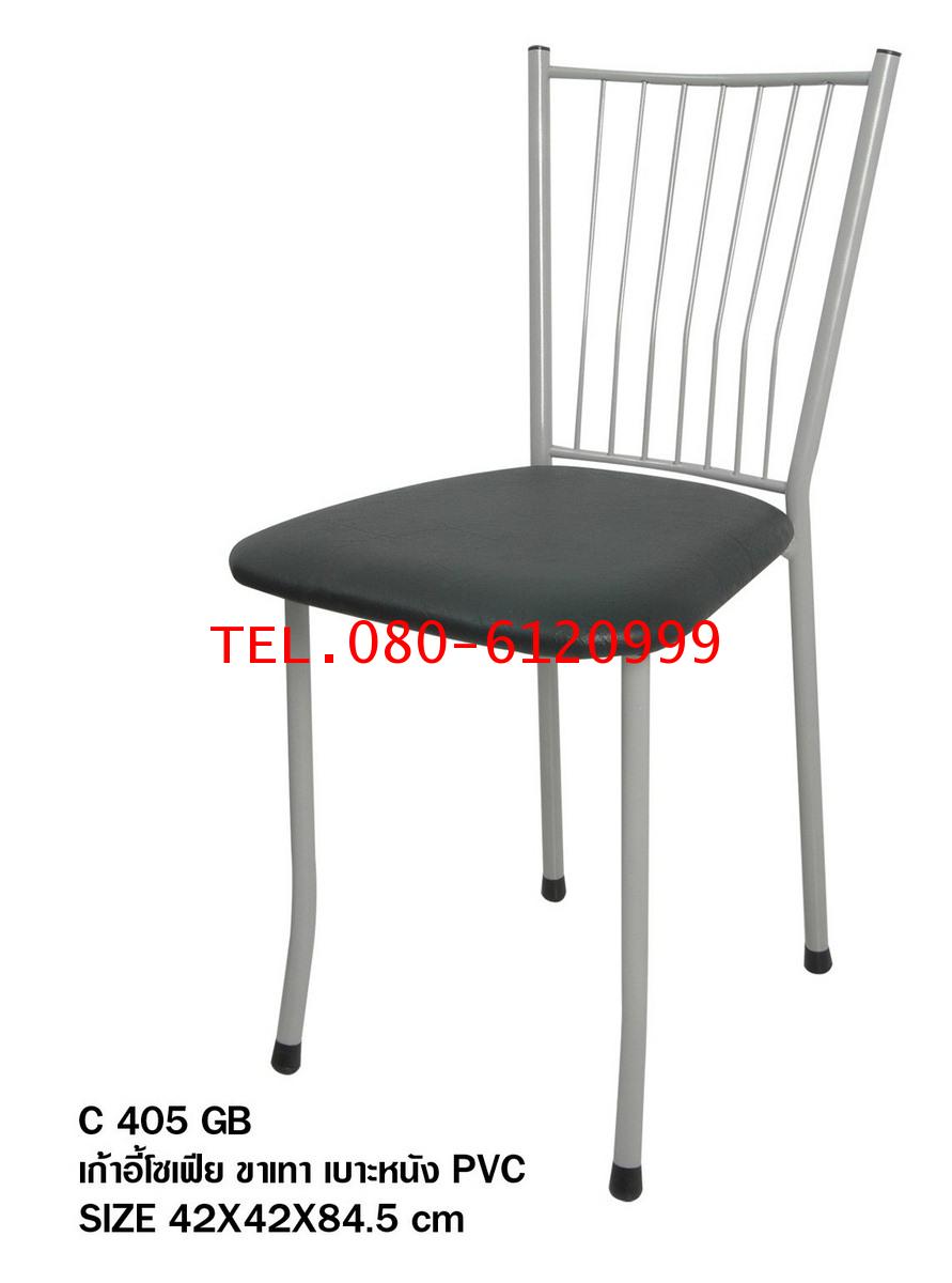 pmy29-18 เก้าอี้โซเฟีย ขาเทา เบาะหนัง PVC