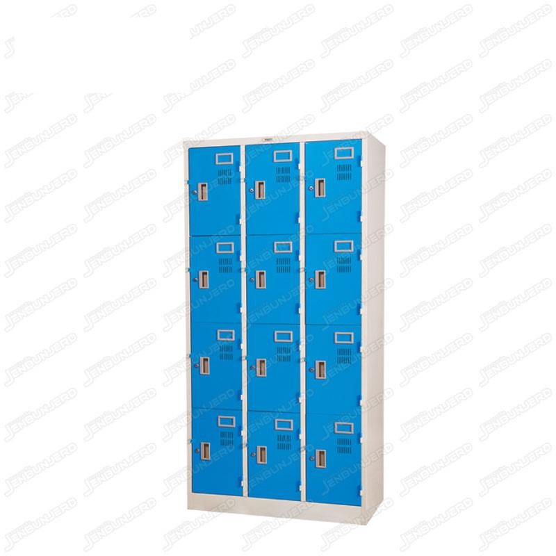 pmy14-12 ตู้ล็อคเกอร์ แบบ 12 บานประตู สีฟ้า