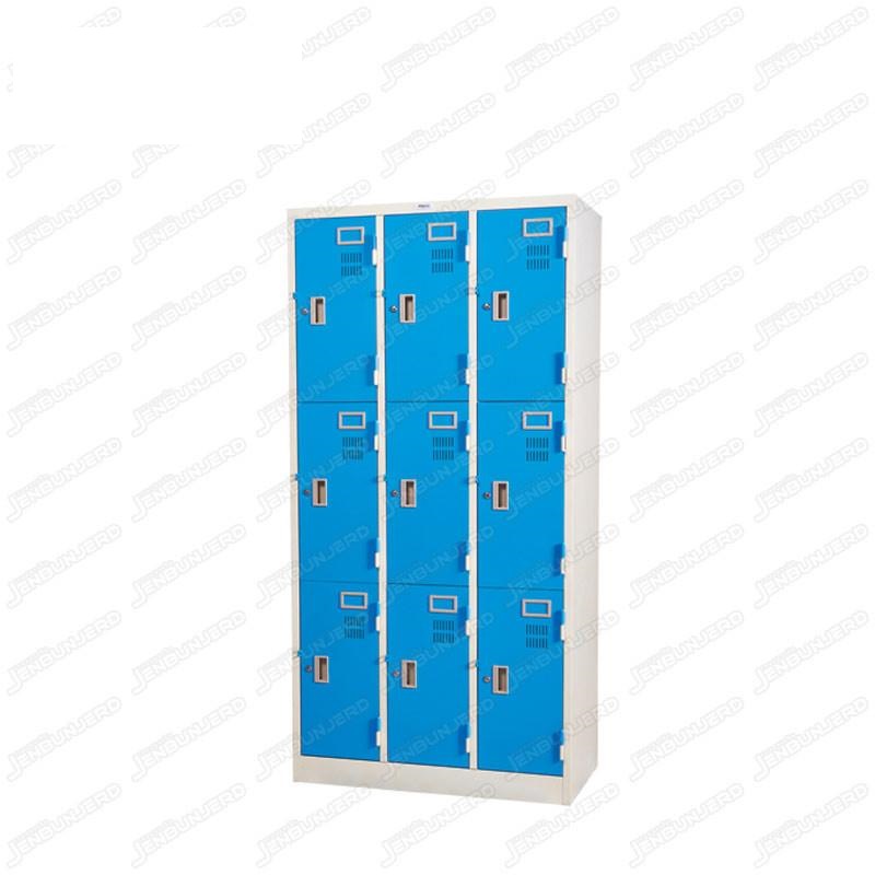 pmy14-9 ตู้ล็อคเกอร์ แบบ 9 บานประตู สีฟ้า