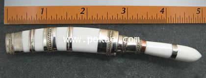 ดาบสรี๋กัญไชย ปี2556 ด้ามและฝักเขาสัตว์ (5นิ้ว) ครูบาเจ้าอริยชาติ วัดแสงแก้วโพธิญาณ จ.เชียงราย 4