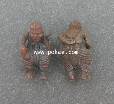 หุ่นพยนต์ตาปะขาว เนื้อสำริดโบราณ รุ่นรวยรับทรัพย์ อาจารย์เปลี่ยน หัทยานนท์