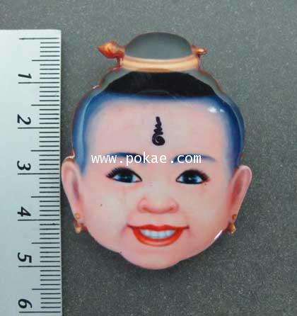 ลอคเก็ตกุมารรี (ด้านหลังฝังสาริกา) ครูบาทันใจ วัดป่างิ้ว จ.เชียงใหม่ 1