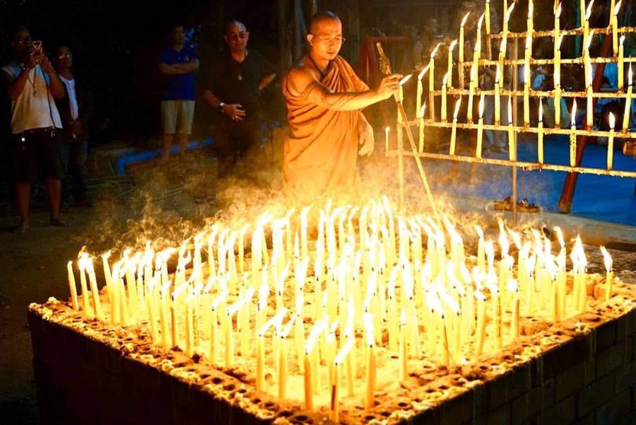 เทียนสุขนิพพาน, พระอาจารย์โอ พุทโธรักษา, พุทธสถานวิหารพระธรรมราช, จ.เพชรบูรณ์ 4