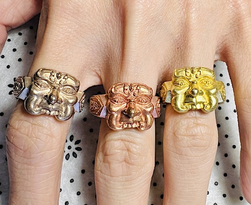 แหวนครูตาพรานบุญ (เนื้อนวะ) อ.เปลี่ยน หัทยานนท์ สำนักตักศิลามหาเวทย์เขาอ้อ จ.พัทลุง 2