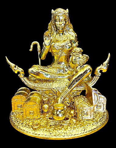 แม่ยักษ์คูณเมือง (ขนาดบูชา ปิดทองเต็มองค์) อาจารย์อินทร์แก้ว สำนักดงพญาธรรม