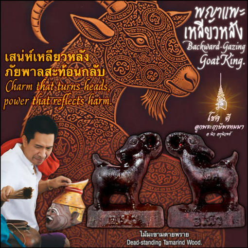 พญาแพะเหลียวหลัง (ไม้มะขามตายพราย) อาจารย์นิว อกุนิวงศ์ ตำหนักปู่ฤๅษีพรหมมา