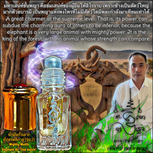 น้ำมันกั่วเผาะอัปสรพลีกาย (รุ่น.2) อาจารย์โอ ศักดา สำนักบ้านต้องมนต์