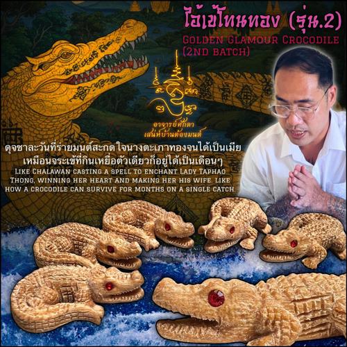 ไอ้เข้โทนทอง (รุ่น.2) อาจารย์โอ ศักดา สำนักบ้านต้องมนต์