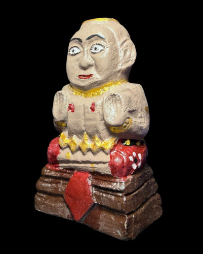 กุมารทอง (พิมพ์กลาง,เนื้อดินเผา,อุดผงใต้ฐาน) ) Kuman Thong. (medium size,clay, powder sealed at base 2