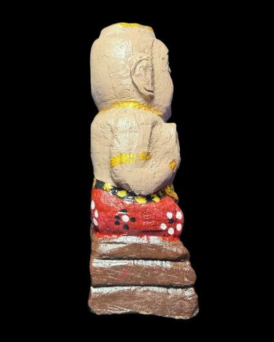 กุมารทอง (พิมพ์กลาง,เนื้อดินเผา,อุดผงใต้ฐาน) ) Kuman Thong. (medium size,clay, powder sealed at base 7
