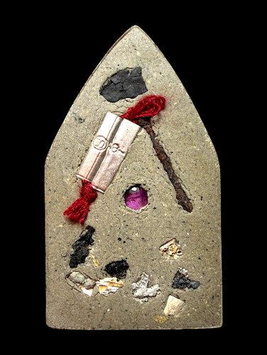 ขุนแผนพรายอินโดจีน (ตะกรุดเงิน,ฝังตะปู) Phantom Warrior Khun Phaen (silver sarika takrud, nail) 4