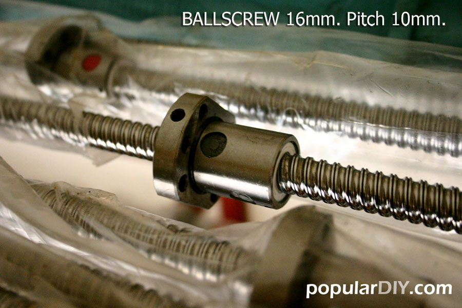 Ballscrew 1610 ขนาด16mm. Pitch 10mm.